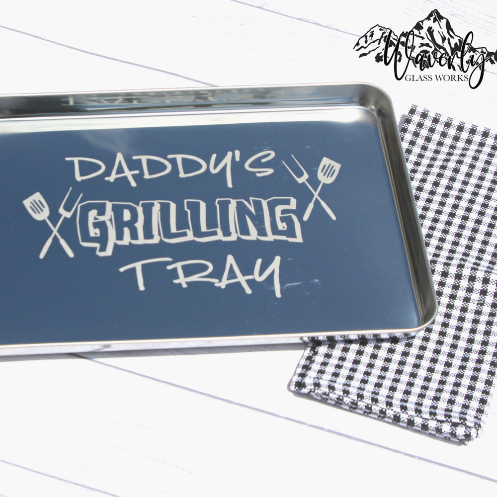 Daddy's Grilling Tray Stainless Steel Baking Sheet